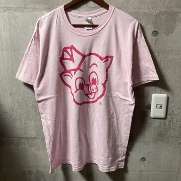 티셔츠 90년대 00년대 빈티지 Y2K 캐주얼 애니멀 H153