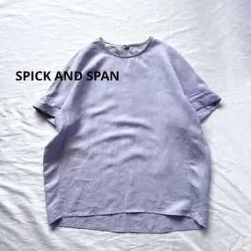 스픽 앤 스팬 SPICKANDSPAN 린넨 풀오버 블라우스