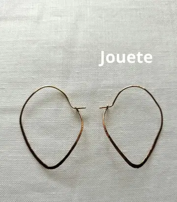 Jouete 쥬에테 10KYG 후프 귀걸이