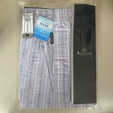 Aquascutum 스트라이프 스테테코 M 사이즈
