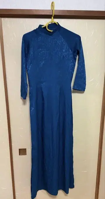 다크 블루 아오자이 L