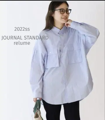 JOURNAL STANDARD relume 22ss 플로트 포켓 셔츠