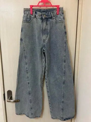 archives 와이드 데님 팬츠 라이트 블루