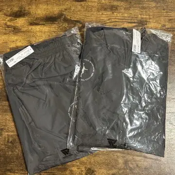 윈드 팬츠 자켓 세트 2XL 블랙