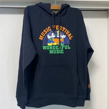 새상품급 MISIA 디즈니 미키 뮤직 페스티벌 후드티 M