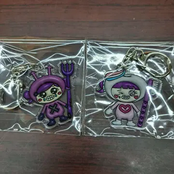 시나코짱 키링 2개 세트 치라치라