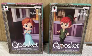 Qposket 피터팬 웬디 피규어 2개 세트