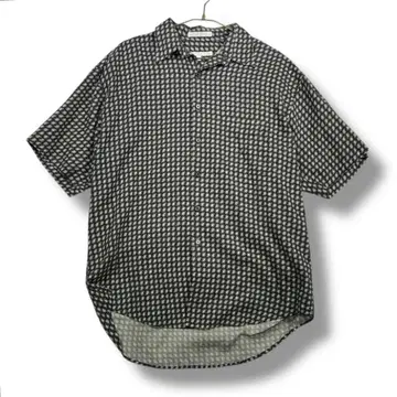 90s PERRY ELLIS 페리 에리스 패턴 셔츠 반팔 셔츠 L