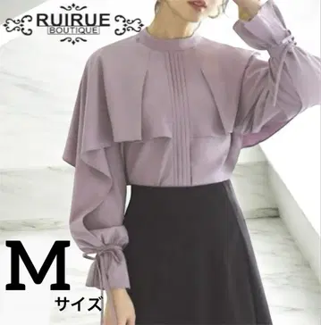 RUIRUE BOUTIQUE 상의 긴팔 블라우스 오피스 캐주얼 M
