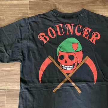 빈티지 티셔츠 바운서 bouncer 해적 임팩트 백 프린트