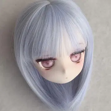 커스텀 헤드 DDH-01 세미 화이트 아이 가발 MDD DD