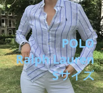 POLO 폴로 랄프로렌 릴랙스 핏 스트라이프 린넨 셔츠