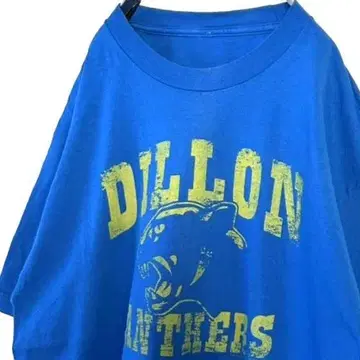 DILLON 팬서스 PANTHERS 티셔츠 블루 파랑 구제 의류