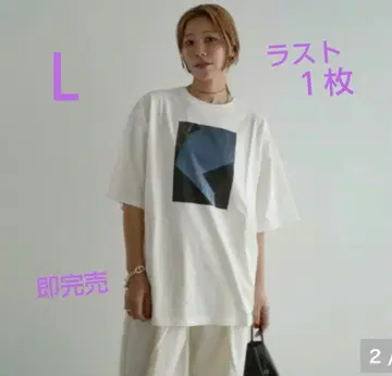 신상품 시마무라 hideka 씨 콜라보 티셔츠 L 라스트 1장