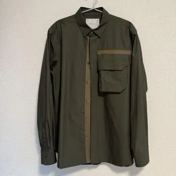 Sacai cotton weather shirt 22-02725M