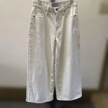 GAP 화이트 와이드 레그 데님 24100R