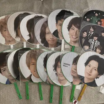 오쿠라 타다요시 부채 15장 세트