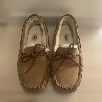 브라운 스웨이드 모카신