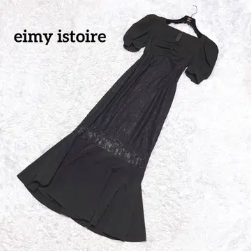 새상품급 eimy istoire 하트 넥 레이스 머메이드 원피스