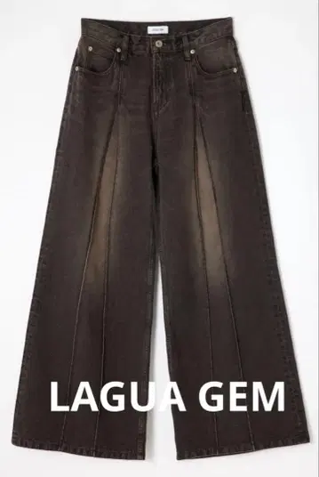 LAGUA GEM / TUCK BAGGY 데님