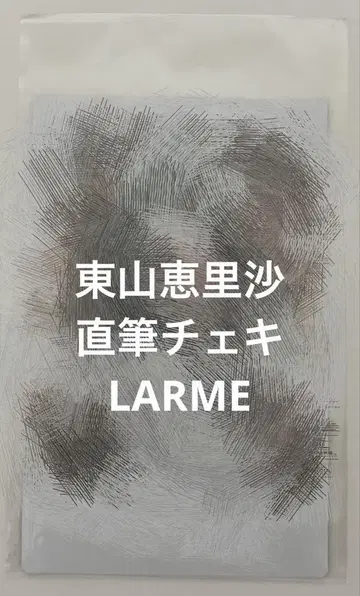 타카미네 나데시코 히가시야마 에리사 사인 LARME 폴라로이드