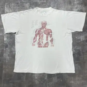 Anatomical Chart 빈티지 T셔츠