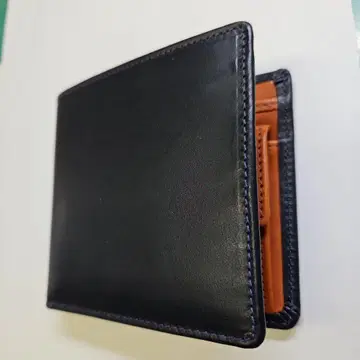 Whitehouse Cox 두겹 지갑 블랙 오렌지
