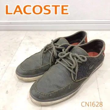 LACOSTE 라코스테 로고 플레이트 레이스업 신발