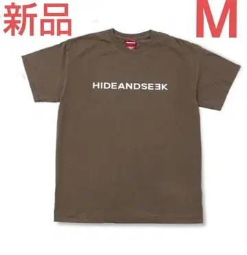 HIDE AND SEEK 90s Logo S/S Tee-E 로고 프린트