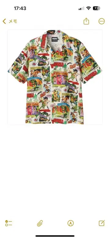 HYSTERIC GLAMOUR VAMPIRILLA 반팔 셔츠 L
