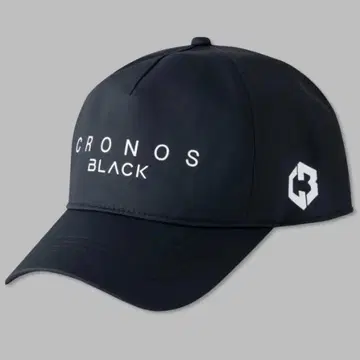 새상품 CRONOS BLACK 크로노스 블랙 캡 모자 블랙