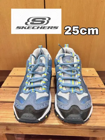 스케쳐스 스니커즈 25cm 파랑/그레이