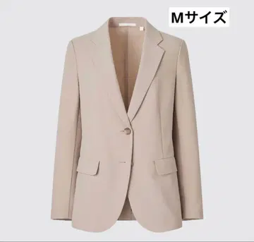 [UNIQLO] 유니클로 감동 자켓 릴랙스 핏 베이지 사이즈 M