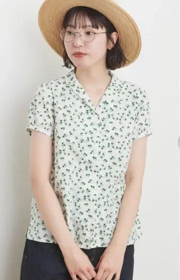 새상품 fig London tulip blouse 튤립 블라우스