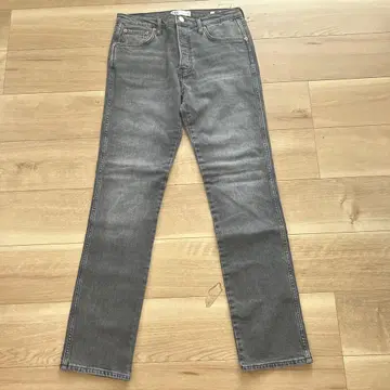 ZARA 자라 다크 그레이 스트레이트 데님 팬츠 L (EUR40)