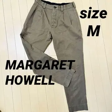 새상품급! 하의/MARGARET HOWELL/카키/M 사이즈