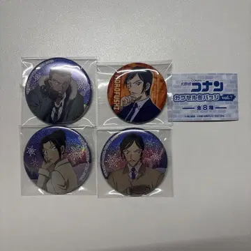 명탐정 코난 나가노현 경찰 홀로 캔뱃지 세트