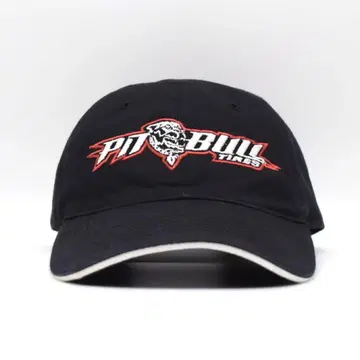 PIT BULL TIRES 핏불 기업 자수 캡 구제 의류 타이어 블랙