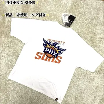 NBA PHOENIX SUNS 반팔 티셔츠 로고 자수 택 포함 L 사이즈