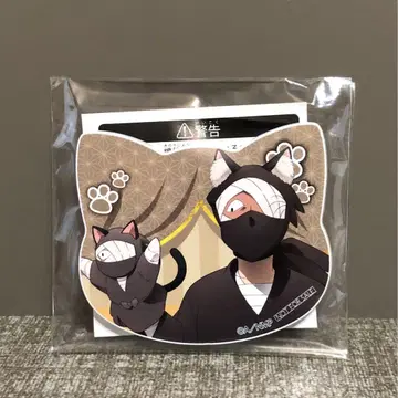 잣토 콘나몬 닌타마 란타로 난자타운 스크래치 S상 마그넷 배지