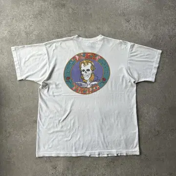 90년대 Grateful Dead 패러디 티셔츠 USA 화이트
