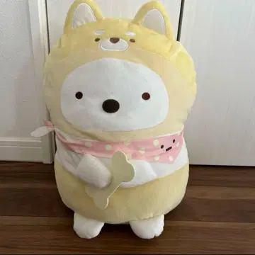 초레어 스미코구라시 아기 강아지와 강아지 놀이 사이좋은 봉제 인형 XL