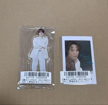 7ORDER 무대 온라인 가챠 아크릴 스탠드 폴라로이드