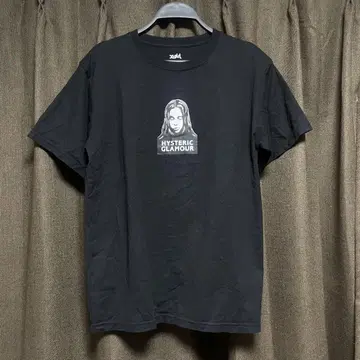 HYSTERICGLAMOUR xgirl 블랙 반팔 티셔츠