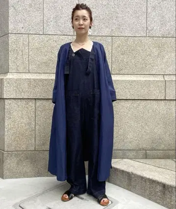 JOHN BULL 다크 네이비 데님 살로펫 S 사이즈