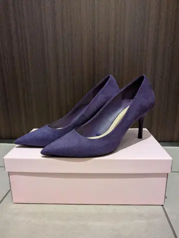 ZARA 자라 펌프스 힐 보라색