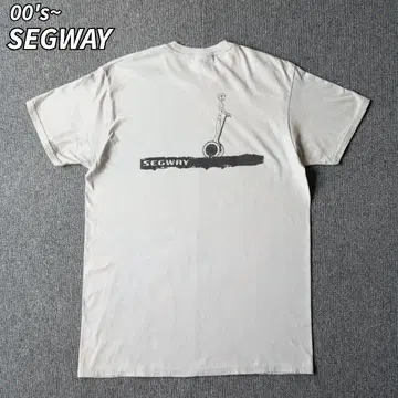 구제 의류 00s 헤인즈 SEGWAY 티셔츠 반팔 아이보리 L 올드