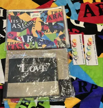 아라시 THISIS ARASHI 클러치백 연결된 연필 LOVE 파우치