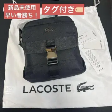라코스테 블랙 숄더백