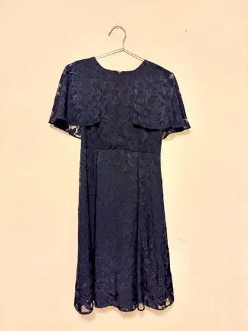 ANAYI 반팔 레이스 원피스 무릎 기장 size 38